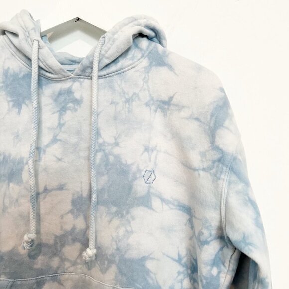Standard Cloth Stockton Tie Dye Pullover Hoodie Sweatshirt Blue Urban Size Small - Picture 3 of 9